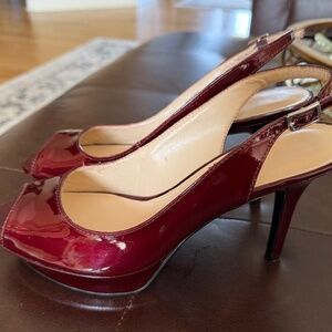 Beautiful Nine West Open Toe Heels